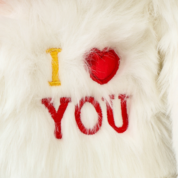 Мягкая игрушка «Медведь» I love you, 60 см, цвет белый Мягкая игрушка «Медведь» I love you, 60 см, цвет белый