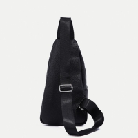 Сумка-слинг мужская, искусственная кожа, цвет чёрный Сумка-слинг мужская, искусственная кожа, цвет чёрный
