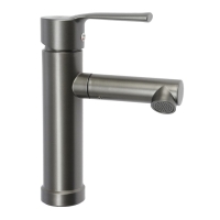 Смеситель для раковины ZEIN Z3694, однорычажный, поворотный излив высотой 9 см, графит Смеситель для раковины ZEIN Z3694, однорычажный, поворотный излив высотой 9 см, графит