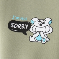 Брюки детские MINAKU: CRUSH, цвет оливковый, рост 110 см