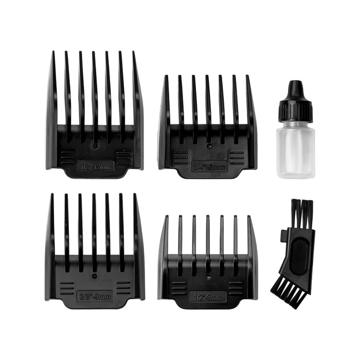 Машинка для стрижки Galaxy LINE GL 4158, 12 Вт, АКБ, 4 насадки, керамические лезвия Машинка для стрижки Galaxy LINE GL 4158, 12 Вт, АКБ, 4 насадки, керамические лезвия