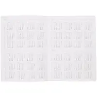 Ежедневник Frame, недатированный, красный с серым