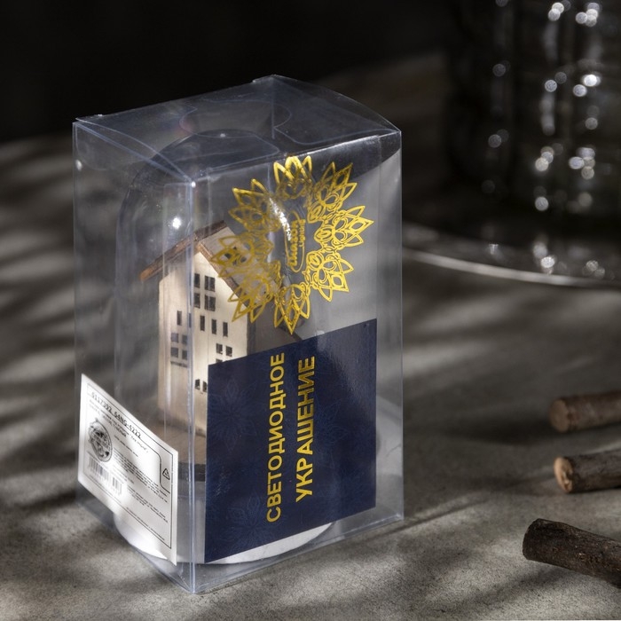 Светодиодная фигура под куполом «Дед Мороз с мешком» 6 × 9.5 × 6 см, дерево, батарейки LR1130х3 (в комплекте), свечение тёплое белое Светодиодная фигура под куполом «Дед Мороз с мешком» 6 × 9.5 × 6 см, дерево, батарейки LR1130х3 (в комплекте), свечение тёплое белое