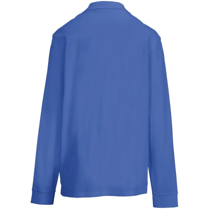 Рубашка поло унисекс с длинным рукавом Pacific LSL, ярко-синяя (royal), размер XS