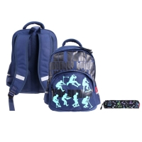 Рюкзак школьный Bruno Visconti "SCOOTER PARTY", 40 х 30 х 19 см, эргономичная спинка, пенал в подарок Рюкзак школьный Bruno Visconti "SCOOTER PARTY", 40 х 30 х 19 см, эргономичная спинка, пенал в подарок