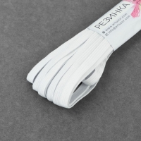 Резинка вязаная, 8 мм, 10 ± 0,5 м, цвет белый Резинка вязаная, 8 мм, 10 ± 0,5 м, цвет белый