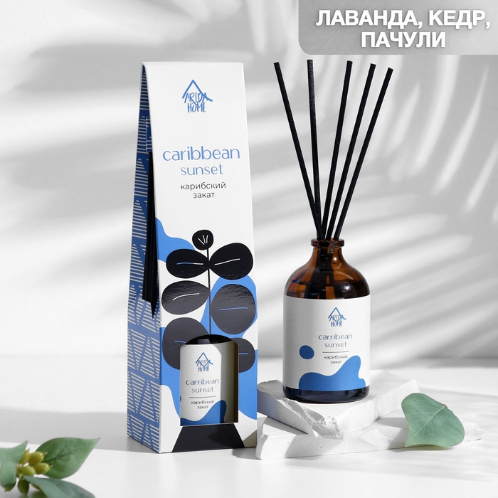 Диффузор ароматический Карибский закат 100 мл Диффузор ароматический Карибский закат 100 мл