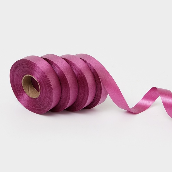 Лента для декора и подарков, бордовая, 2 см х 45 м Лента для декора и подарков, бордовая, 2 см х 45 м