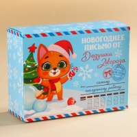 Конфеты в коробке-письме &laquo;Новогоднее письмо от дедушки мороза&raquo;, 300 г.