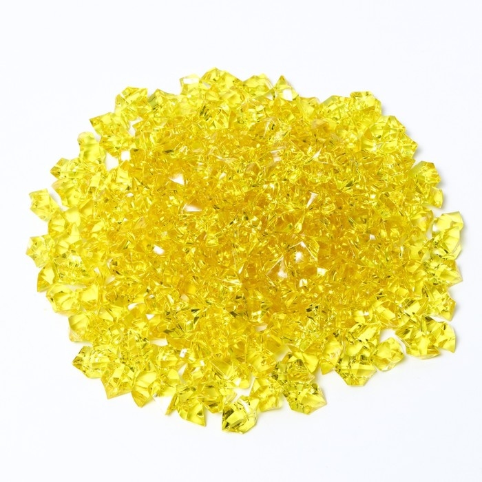 Искусственный лед, 260 шт, 25 х 18 мм, желтый