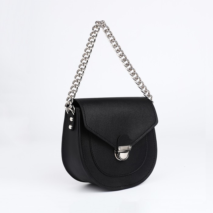 Сумка женская TEXTURA, мессенджер, маленький размер, цвет чёрный