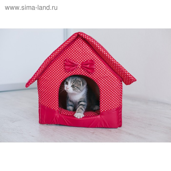 Домик Домик "Нежность", 34 х 32 х 37 см, розовый