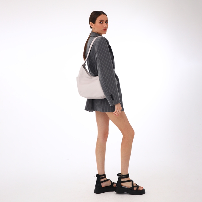 Сумка женская TEXTURA, мешок, большой размер, цвет серый Сумка женская TEXTURA, мешок, большой размер, цвет серый