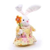 Мягкая игрушка &laquo;Зайка с цветком&raquo;, 22 см