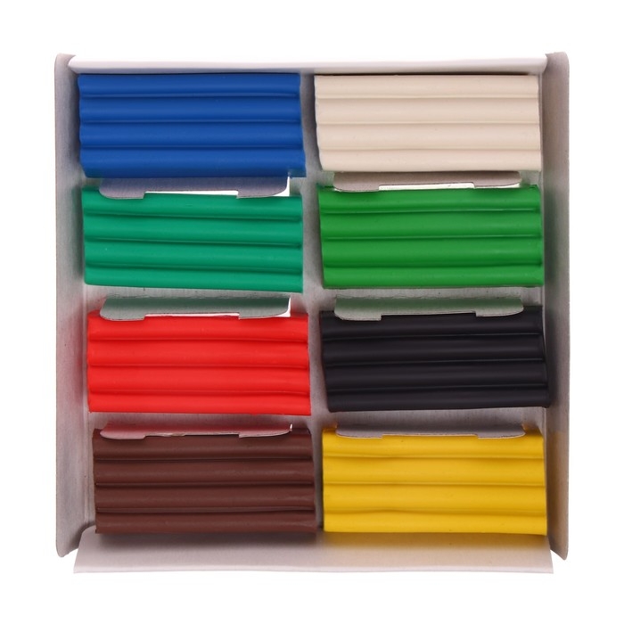 Пластилин Calligrata, 8 цветов, 120 г Пластилин Calligrata, 8 цветов, 120 г