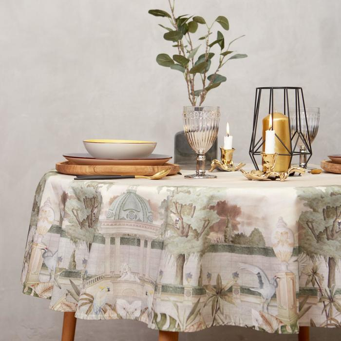 Скатерть &laquo;Этель&raquo; Райский сад d=150 +/-3 см