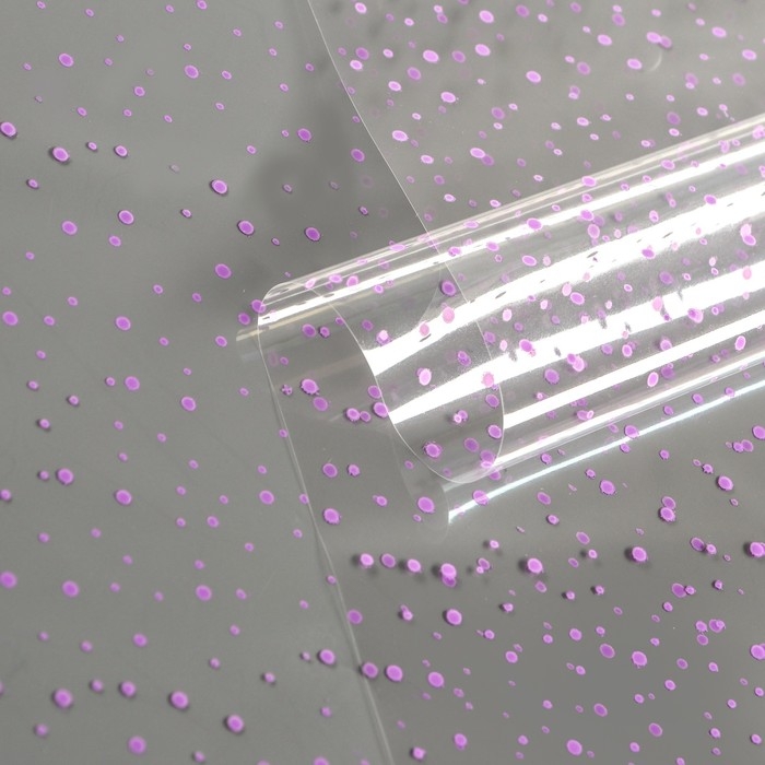 Пленка для цветов Пленка для цветов "Мошка" сиреневая 0,7 х 8.2 м, 40мкм