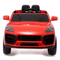 Электромобиль «Порш», 2 мотора, цвет красный Электромобиль «Порш», 2 мотора, цвет красный