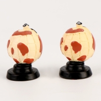 Миниатюра кукольная &laquo;Глобус&raquo;, набор 2 шт., размер 1 шт. &mdash; 2 &times; 2 &times; 2,5 см