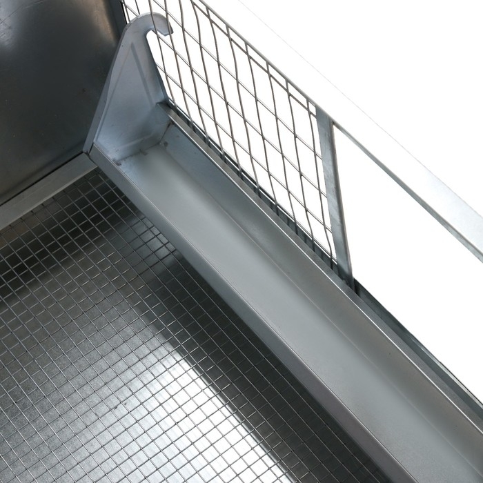 Брудер для цыплят, 100 &times; 40 &times; 45 см, с поддоном, кормушкой и поилкой, металлический