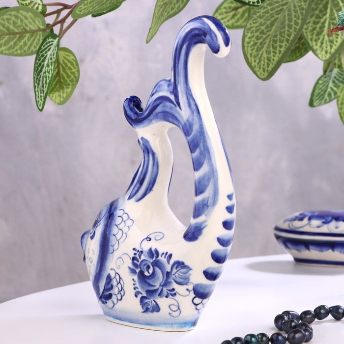 Сувенир &laquo;Рыбка - красавица&raquo;, гжель