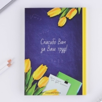 Ежедневник в подарочной коробке «Самому лучшему учителю», формат А5, 80 листов, твердая обложка Ежедневник в подарочной коробке «Самому лучшему учителю», формат А5, 80 листов, твердая обложка