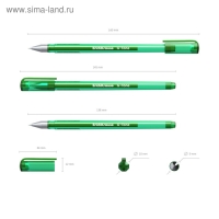 Ручка гелевая G-Tone, узел 0.5 мм, чернила зелёные, длина линии письма 500 метров Ручка гелевая G-Tone, узел 0.5 мм, чернила зелёные, длина линии письма 500 метров