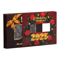 Новый год. Шоколадное драже "Зефир в молочном шоколаде" Венок, 100 г