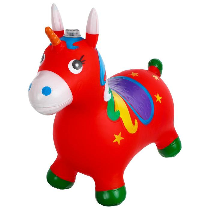 Попрыгун ZABIAKA &laquo;Единорог&raquo;, 68х28х57 см, 1400 г, цвет МИКС