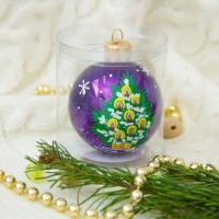 Шар "Новогодний " d-6 см, микс Шар "Новогодний " d-6 см, микс