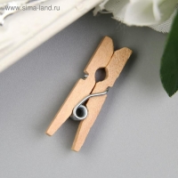 Декор для творчества дерево "Прищепка" (набор 40 шт) 2,5х0,8 см Декор для творчества дерево "Прищепка" (набор 40 шт) 2,5х0,8 см