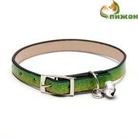Ошейник лаковый "Радуга", 30 х 1 см, микс Ошейник лаковый "Радуга", 30 х 1 см, микс