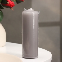 Свеча - цилиндр, 4×12 см, 15 ч, дымка Свеча - цилиндр, 4×12 см, 15 ч, дымка