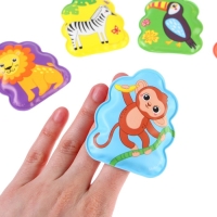 Игрушки для ванны &laquo;Путешествие в Африку&raquo; книжка и пальчиковый театр, Крошка Я