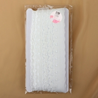 Кружево шитьё, 25 мм &times; 13 &plusmn; 1 м, цвет белый