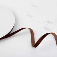 Лента бархатная, 10 мм, 18 ± 1 м, цвет коричневый №119 Лента бархатная, 10 мм, 18 ± 1 м, цвет коричневый №119