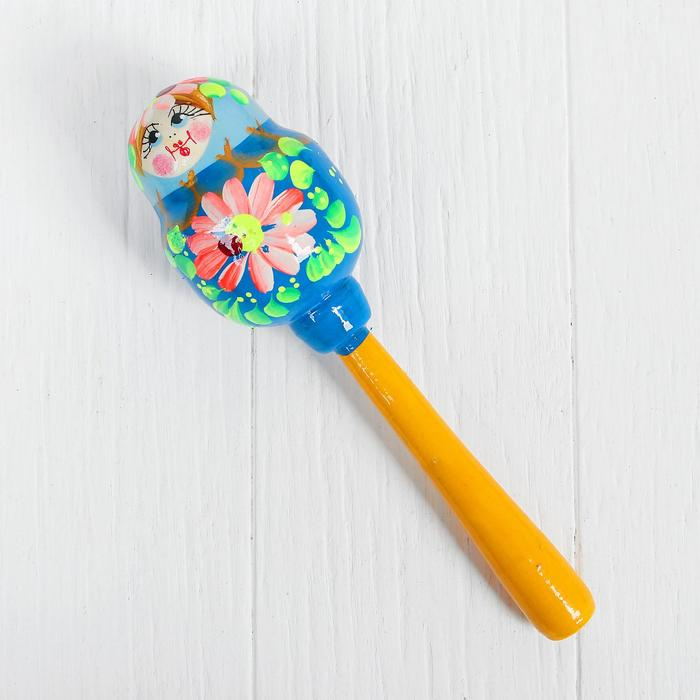 Трещотка Трещотка "Маракас деревянный" МИКС, длина — 20 см