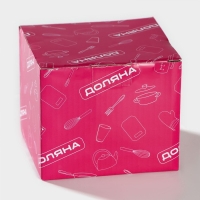 Сахарница фарфоровая с ложкой Доляна &laquo;Млечный путь&raquo;, 330 мл, цвет серый