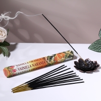 Благовония HEM "Vanilla Orange. Ваниль Апельсин", 20 палочек в упаковке, шестигранник Благовония HEM "Vanilla Orange. Ваниль Апельсин", 20 палочек в упаковке, шестигранник