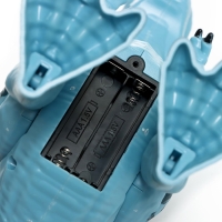 Динозавр &laquo;Рекс&raquo;, с косточкой, работает от батареек, свет и звук, цвет синий