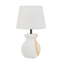 Настольная лампа "Алатея" Е14 40Вт бело-бежевый 20х20х33 см RISALUX