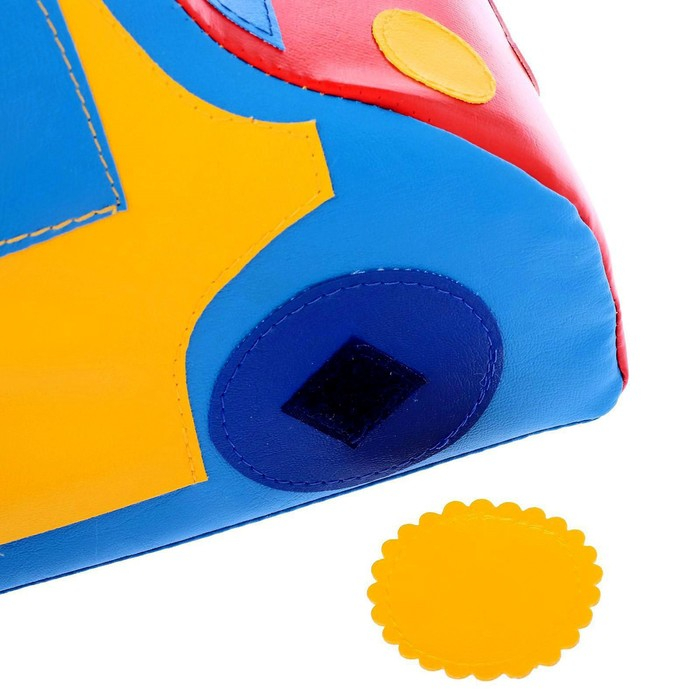 Мягкий модуль тактильный &laquo;Машинка&raquo;, по методике Монтессори