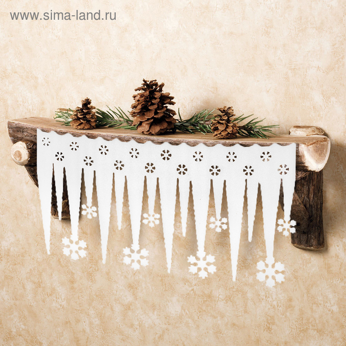 Декор сосульки «Снежинки», набор 2 шт. Декор сосульки «Снежинки», набор 2 шт.