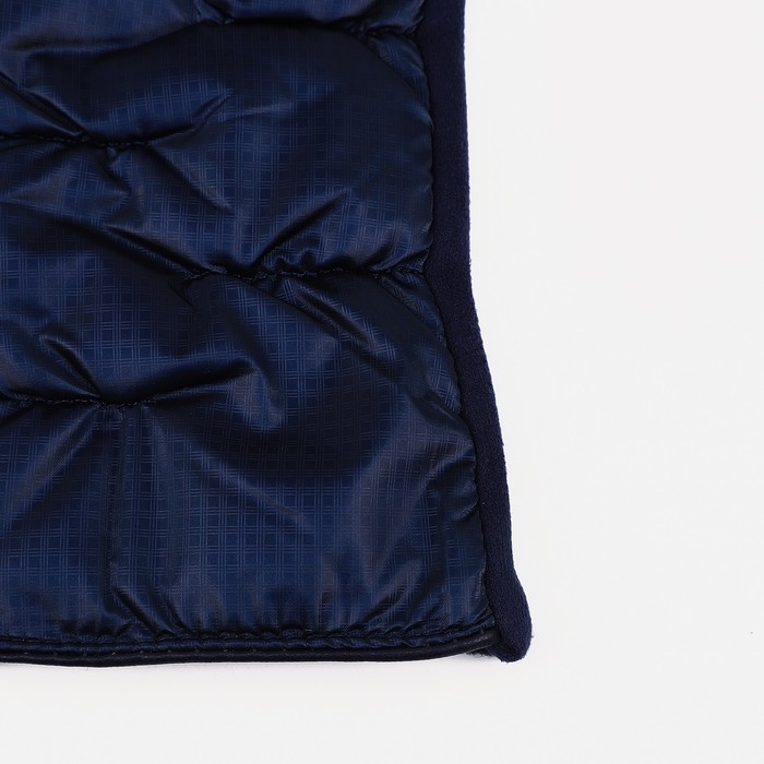 Перчатки женские, безразмерные, с утеплителем, цвет синий Перчатки женские, безразмерные, с утеплителем, цвет синий