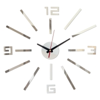 Часы настенные интерьерные, 3d "Лучи", бесшумные, наклейка, большие, d-40 см Часы настенные интерьерные, 3d "Лучи", бесшумные, наклейка, большие, d-40 см