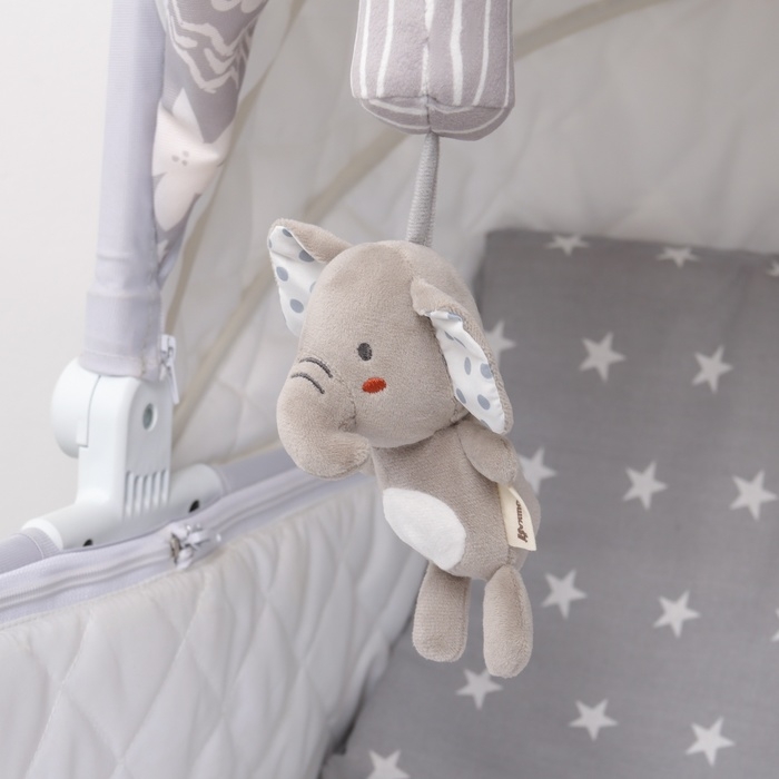 Подвеска - погремушка &laquo;Слоник Эли&raquo;, с пищалкой, на кроватку, коляску, Крошка Я