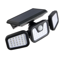 Светодиодный прожектор на солнечной батарее 20 Вт, выносная панель, 15 &times; 13 &times; 7 см, 6500К