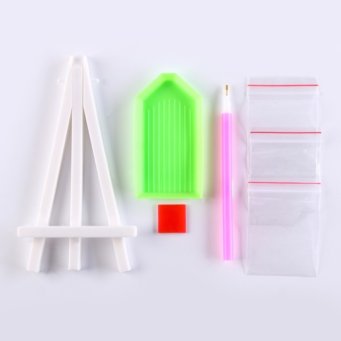 Алмазная вышивка «Почаевская», 21 × 25 см, холст, ёмкость, с частичным заполнением Алмазная вышивка «Почаевская», 21 × 25 см, холст, ёмкость, с частичным заполнением