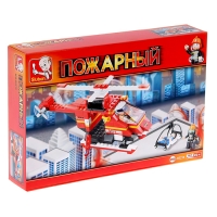 Конструктор &laquo;Пожарный вертолёт&raquo;, 155 деталей
