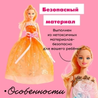 Кукла-модель «Ника» в платье с аксессуарами, МИКС Кукла-модель «Ника» в платье с аксессуарами, МИКС